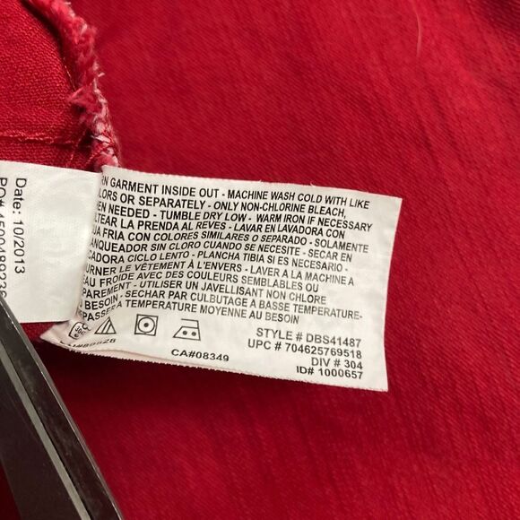 BANDOLINO Samantha Jeans Size 10  Red‎ - Picture 6 of 8